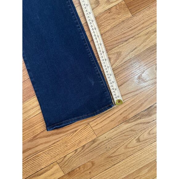 Gap Perfect Boot Womens Mid Rise Bootcut Y2K flare Stretch Blue Jeans Size 29T - Picture 6 of 7